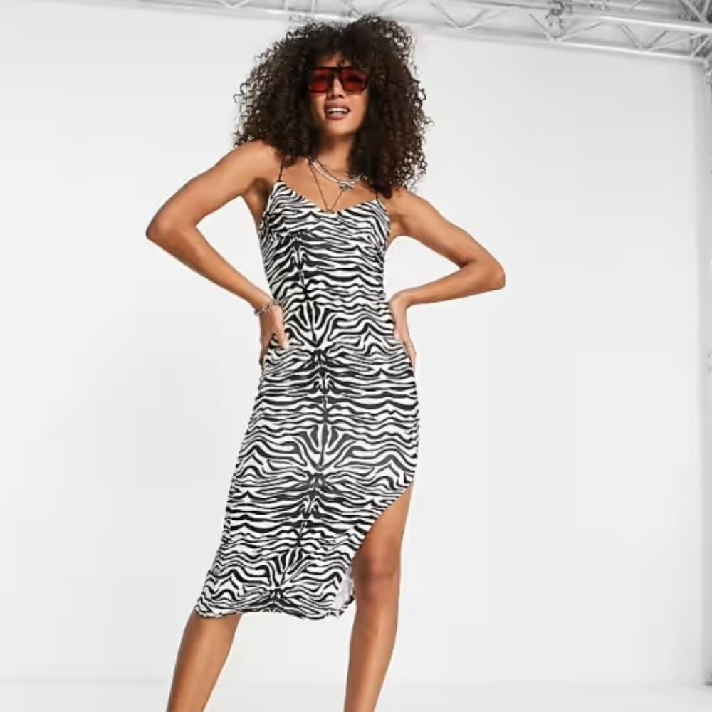 Bershka Zebra Print Dress